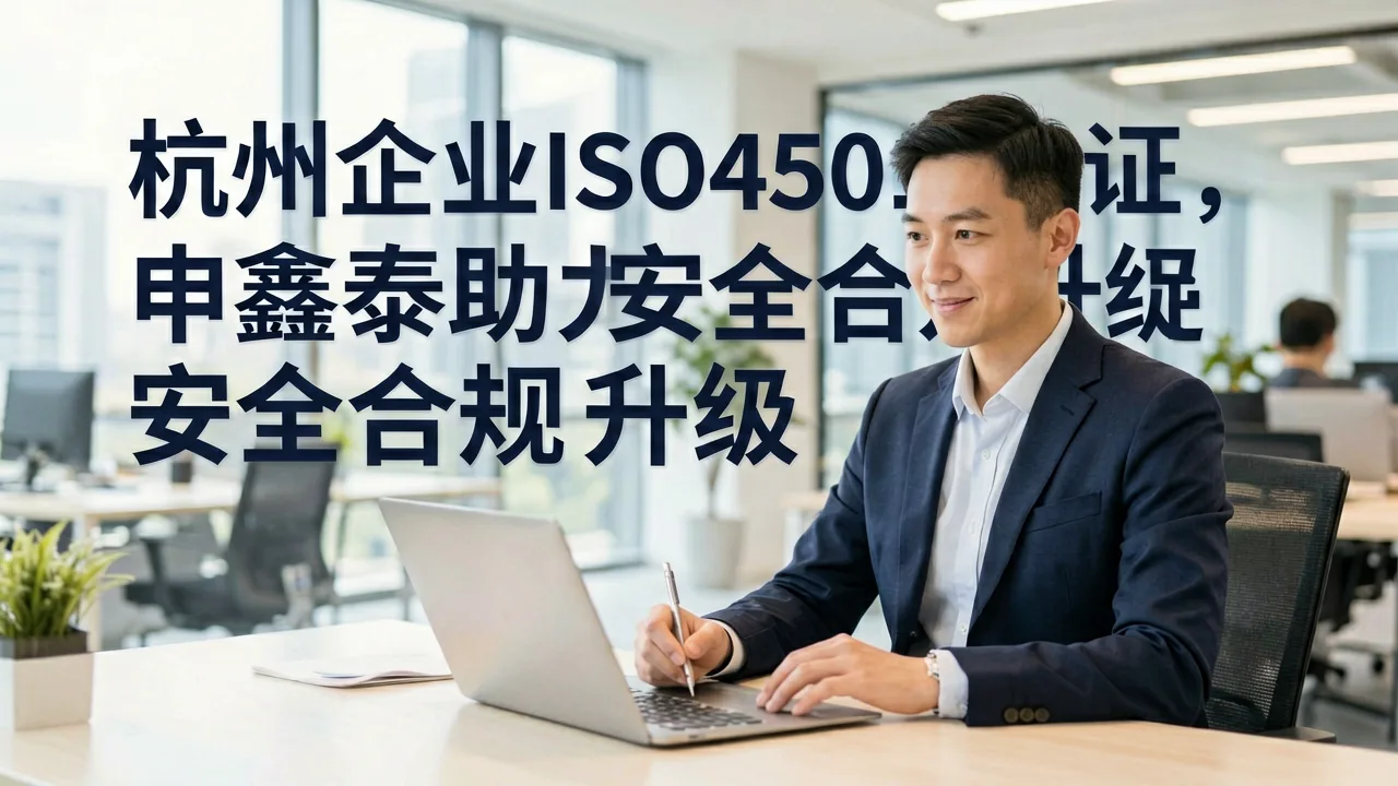 杭州企业ISO45001认证,申鑫泰助力安全合规升级